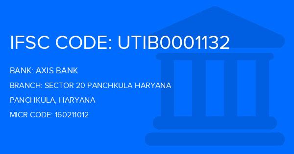 Axis Bank Sector 20 Panchkula Haryana Branch IFSC Code