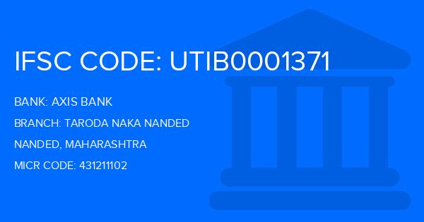 Axis Bank Taroda Naka Nanded Branch IFSC Code