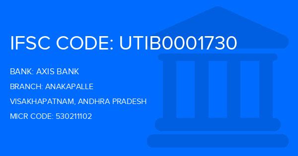 Axis Bank Anakapalle Branch IFSC Code