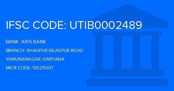 Axis Bank Shahpur Bilaspur Road Branch IFSC Code