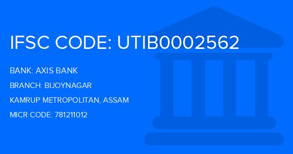 Axis Bank Bijoynagar Branch IFSC Code