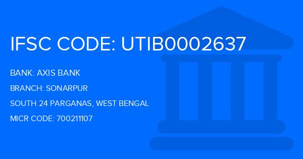 Axis Bank Sonarpur Branch IFSC Code