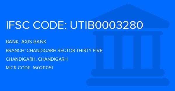 Axis Bank Chandigarh Sector Thirty Five Branch IFSC Code