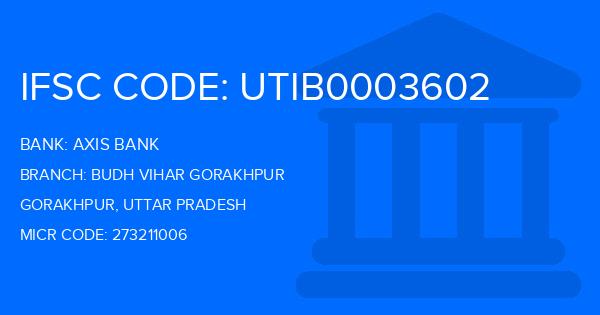 Axis Bank Budh Vihar Gorakhpur Branch IFSC Code