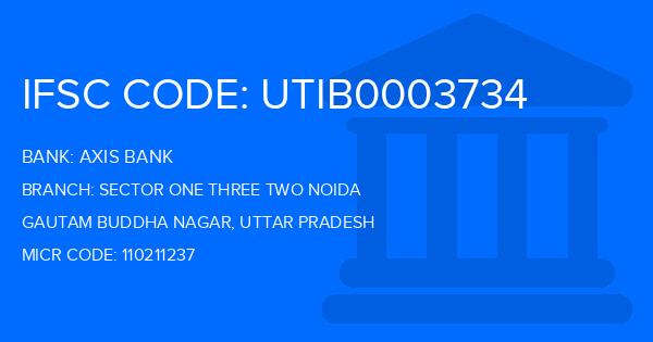 Axis Bank Sector One Three Two Noida Branch IFSC Code