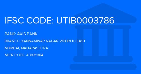 Axis Bank Kannamwar Nagar Vikhroli East Branch IFSC Code