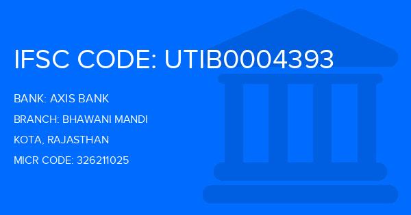 Axis Bank Bhawani Mandi Branch IFSC Code