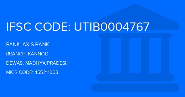 Axis Bank Kannod Branch IFSC Code