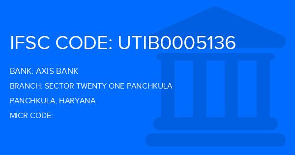 Axis Bank Sector Twenty One Panchkula Branch IFSC Code