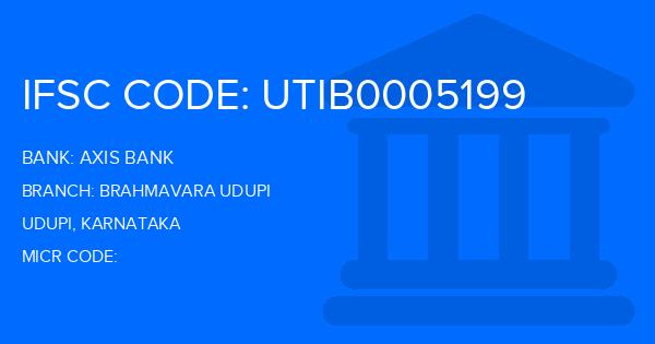 Axis Bank Brahmavara Udupi Branch IFSC Code