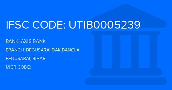 Axis Bank Begusarai Dak Bangla Branch IFSC Code