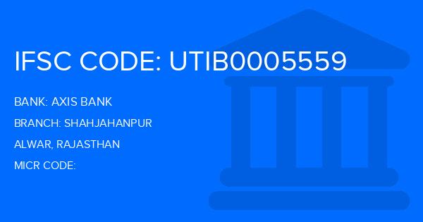 Axis Bank Shahjahanpur Branch IFSC Code