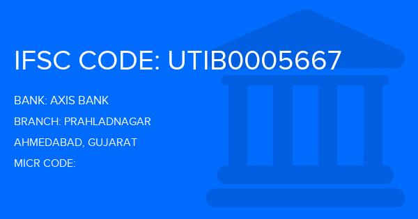 Axis Bank Prahladnagar Branch IFSC Code