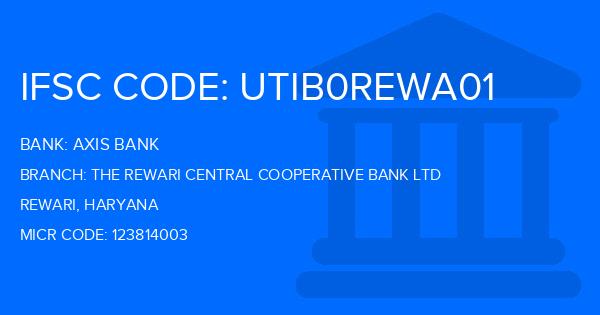 Axis Bank The Rewari Central Cooperative Bank Ltd Branch IFSC Code