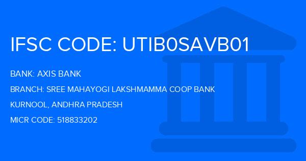 Axis Bank Sree Mahayogi Lakshmamma Coop Bank Branch IFSC Code