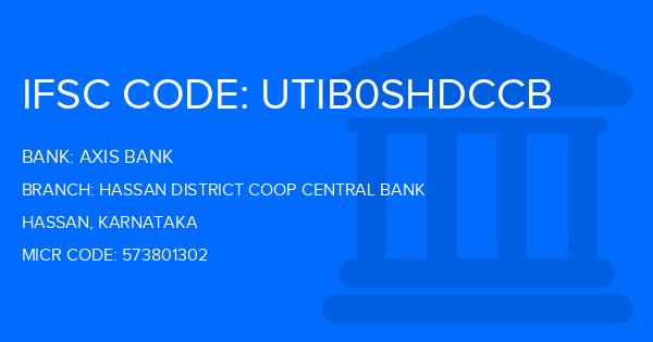 Axis Bank Hassan District Coop Central Bank Branch IFSC Code