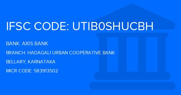 Axis Bank Hadagali Urban Cooperative Bank Branch IFSC Code