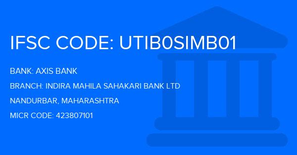 Axis Bank Indira Mahila Sahakari Bank Ltd Branch IFSC Code
