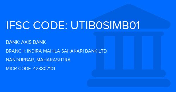 Axis Bank Indira Mahila Sahakari Bank Ltd Branch IFSC Code