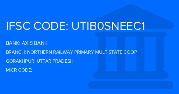 Axis Bank Northern Railway Primary Multistate Coop Branch IFSC Code