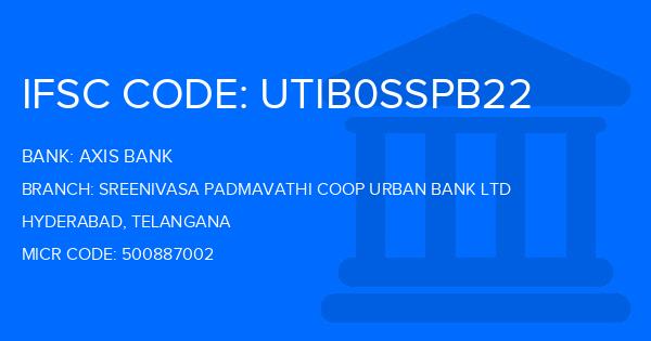 Axis Bank Sreenivasa Padmavathi Coop Urban Bank Ltd Branch IFSC Code