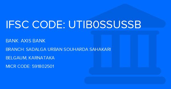 Axis Bank Sadalga Urban Souharda Sahakari Branch IFSC Code