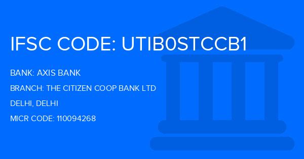 Axis Bank The Citizen Coop Bank Ltd Branch IFSC Code