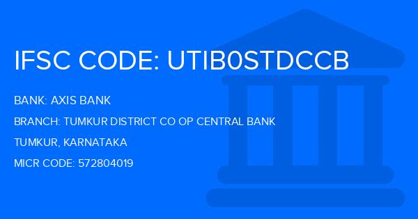 Axis Bank Tumkur District Co Op Central Bank Branch IFSC Code