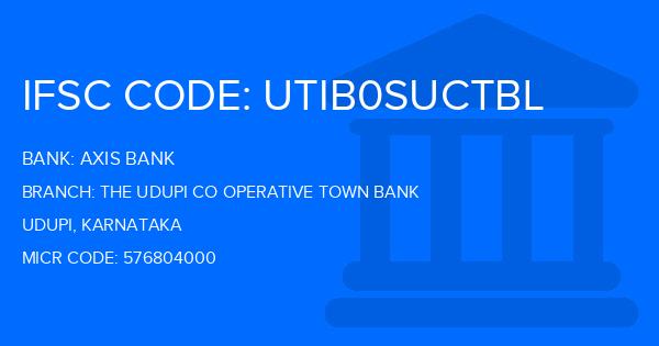 Axis Bank The Udupi Co Operative Town Bank Branch IFSC Code