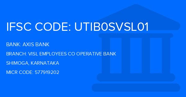 Axis Bank Visl Employees Co Operative Bank Branch IFSC Code