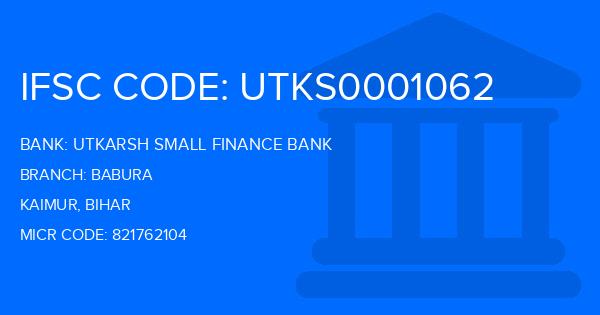 Utkarsh Small Finance Bank Babura Branch IFSC Code