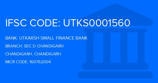 Utkarsh Small Finance Bank Sec D Chandigarh Branch IFSC Code