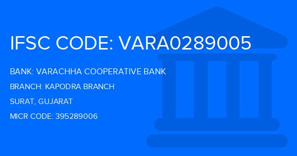 Varachha Cooperative Bank Kapodra Branch