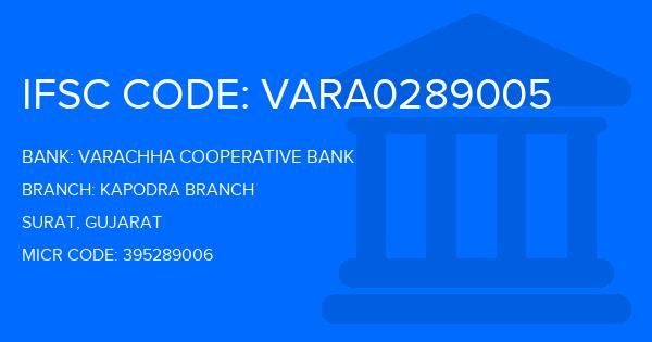 Varachha Cooperative Bank Kapodra Branch