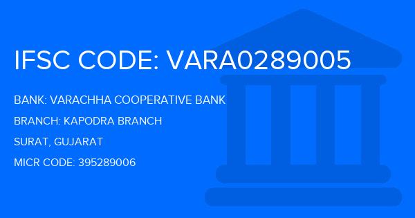 Varachha Cooperative Bank Kapodra Branch