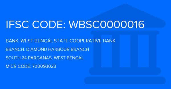 West Bengal State Cooperative Bank Diamond Harbour Branch