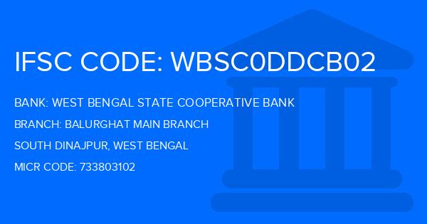West Bengal State Cooperative Bank Balurghat Main Branch