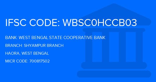 West Bengal State Cooperative Bank Shyampur Branch
