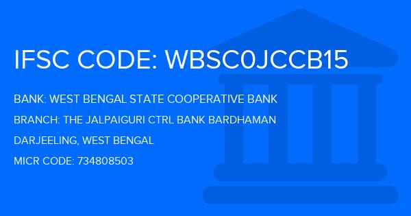 West Bengal State Cooperative Bank The Jalpaiguri Ctrl Bank Bardhaman Branch IFSC Code