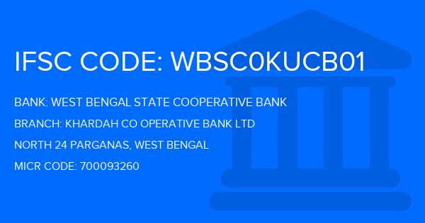 West Bengal State Cooperative Bank Khardah Co Operative Bank Ltd Branch IFSC Code