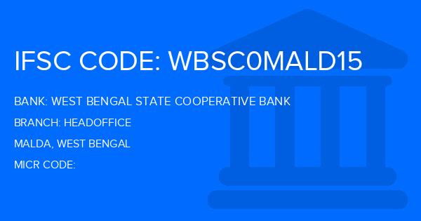 West Bengal State Cooperative Bank Headoffice Branch IFSC Code