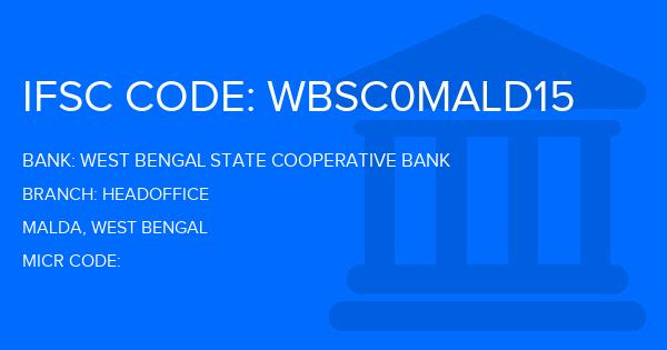 West Bengal State Cooperative Bank Headoffice Branch IFSC Code