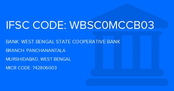 West Bengal State Cooperative Bank Panchanantala Branch IFSC Code