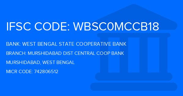 West Bengal State Cooperative Bank Murshidabad Dist Central Coop Bank Branch IFSC Code