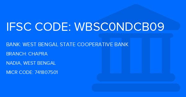 West Bengal State Cooperative Bank Chapra Branch IFSC Code
