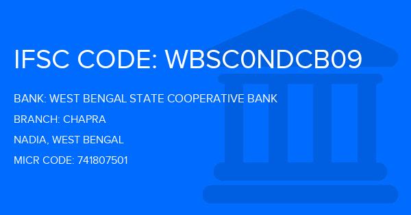 West Bengal State Cooperative Bank Chapra Branch IFSC Code