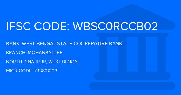 West Bengal State Cooperative Bank Mohanbati Br Branch IFSC Code