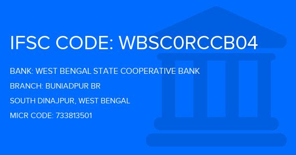 West Bengal State Cooperative Bank Buniadpur Br Branch IFSC Code