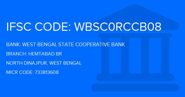 West Bengal State Cooperative Bank Hemtabad Br Branch IFSC Code