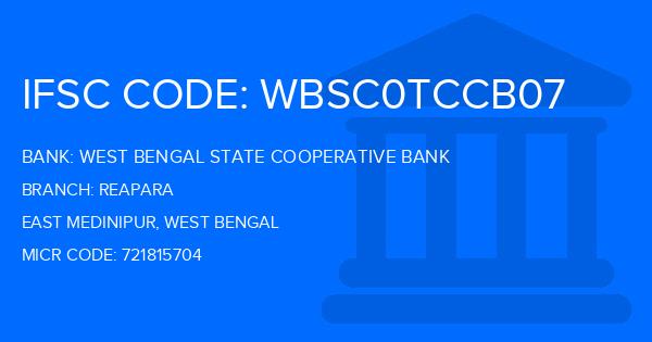 West Bengal State Cooperative Bank Reapara Branch IFSC Code